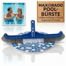 Poolbürste für Boden und Wände - Komfort...
