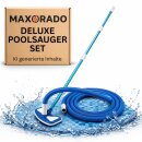 Poolbürste Poolsauger mit Teleskopstange 5,5m...