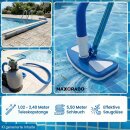 Poolbürste Poolsauger mit Teleskopstange 5,5m...
