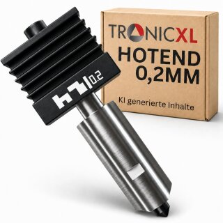 P2S H2S H2D Hotend mit 0,2mm Düse 1:1 passend für Bambu Lab 3D Drucker Nozzle