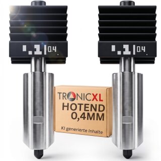 2x P2S H2S H2D Hotend passend für Bambu Lab 0,4mm Nozzle 1,75mm Filament wie PETG-HF PLA Basic
