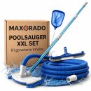 Poolsauger Bodensauger Düse + Kescher + Besen +...