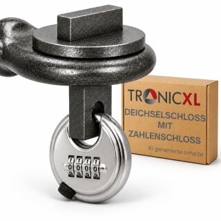 LKW Traktor Deichselschloss + Zahlenschloss Schloss Zuggabelschloss Diebstahlsicherung Anhänger