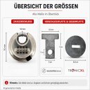 LKW Traktor Deichselschloss + Zahlenschloss Schloss Zuggabelschloss Diebstahlsicherung Anhänger