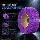 1kg Refill Filament PETG-HF LILA passend für Bambu Lab 3D Drucker kompatibel mit Bambulab Leerspule (Mit Notch) AMS AMS2 P2S, H2D, H2S, X1C, P1S, A1, P1P, A1 mini (Lila)