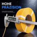 1kg Refill Filament PETG-HF GELB passend für Bambu Lab 3D Drucker kompatibel mit Bambulab Leerspule (Mit Notch) AMS AMS2 P2S, H2D, H2S, X1C, P1S, A1, P1P, A1 mini (Gelb)