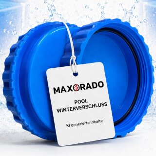 2 Winterverschluss passend für Intex Bestway Pool Pools Winter Kappe