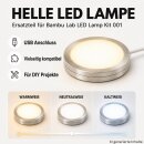 4 DIMMBAR LED Kit passend für Bambulab 3D Druck Drucker Zubehör LAMP KIT001
