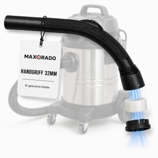 Staubsauger Handgriff 32mm für Schlauch 32mm Innen 38mm Außen Griff