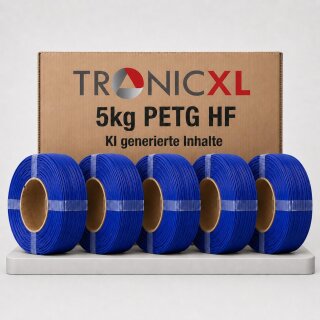 5kg Refill Filament PETG-HF BLAU passend für Bambu Lab 3D Drucker