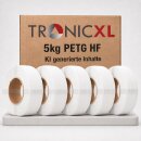 5kg Refill Filament PETG-HF WEISS passend für Bambu Lab 3D Drucker