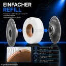 5kg Refill Filament PETG-HF WEISS passend für Bambu Lab 3D Drucker
