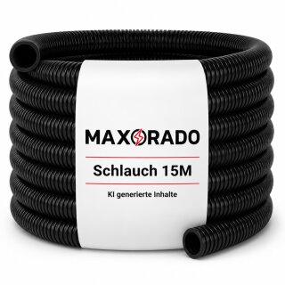 15m Staubsaugerschlauch 32mm Innen 38mm Außen Durchmesser Ersatzteil