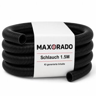 1,5m Staubsaugerschlauch 32mm Innen 38mm Außen Durchmesser Ersatzteil