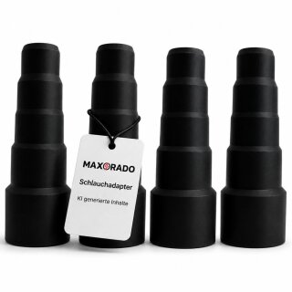 4x Werkzeugmuffe 22-50mm Staubsauger Adapter Reduzierstück Schlauchadapter