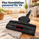 Staubsaugerdüse Flex Komfort passend für Dyson V6 DC58 DC59 DC61 DC62 DC72 | Flache Staubsaugerdüse