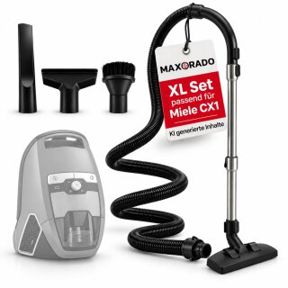 Zubehör passend für Miele CX1 Staubsauger Rohr Staubsaugerschlauch Düsen | Ersatzteile Kit mit Schlauchgriff