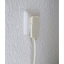 Stromverlängerungskabel 5 m H05VV-F 3G1.5 IP20 Weiss