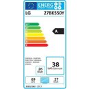 LG 27" 27BK550Y-B D-Sub,DVI,DP,HDMI black USB IPS 16:9
