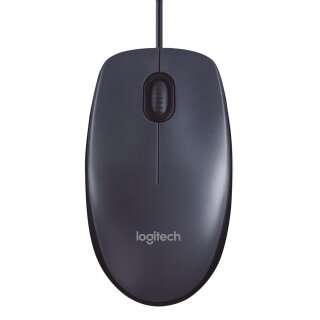 Logitech USB Mouse M100 grey retail