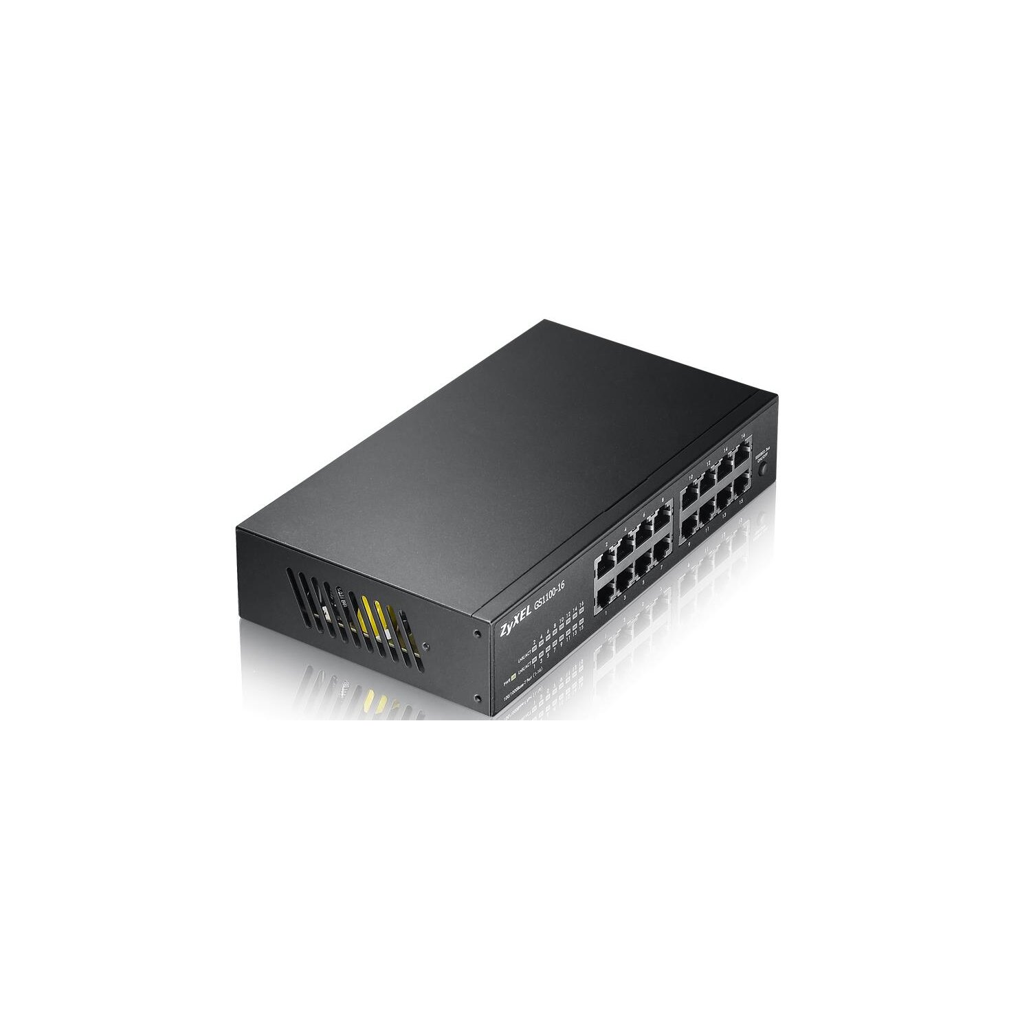 ZyXEL Switch 16 Port PortsMetall Gigabit Lan Verteiler Weich