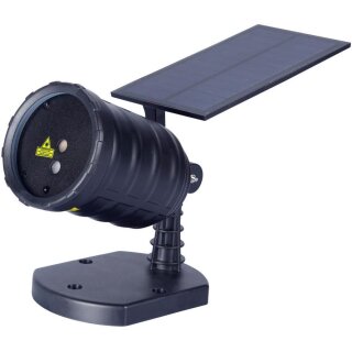 LED ultron save-E Rotating Laser Solar Garten Strahler Hauswand Gadget