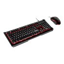 Inter-Tech Gaming Tastatur Maus Set beleuchtet QWERTZ Gamer Pc