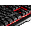Inter-Tech Gaming Tastatur Maus Set beleuchtet QWERTZ Gamer Pc