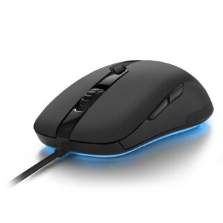 Sharkoon Maus SharkForce Profi Pc Maus USB mit Beleuchtung 6 tasten