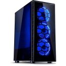 Inter-Tech Gehäuse Pc Gamer Gaming 3x120mm Lüfter