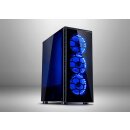 Inter-Tech Gehäuse Pc Gamer Gaming 3x120mm Lüfter