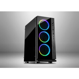 Inter-Tech Geh W-III RGB Gaming 3x120mm RGB-Lüfter ArgusRS03