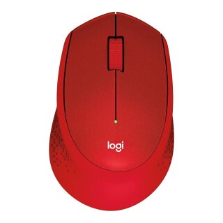 Logitech Wireless Mouse M330 silent plus red retail