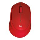 Logitech Wireless Mouse M330 silent plus red retail