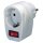 Steckdosenadapter mit Ein / Aus-Schalter F (CEE 7/3) Weiss