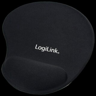 LogiLink Mauspad mit Gel-Handballenauflage ergonomisch Mousepad Pc