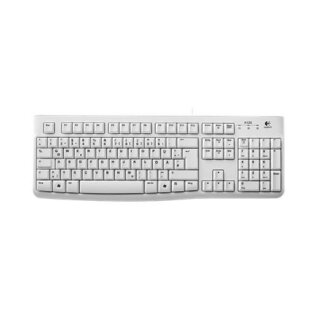 Logitech Keyboard K120 USB-Keyboard white
