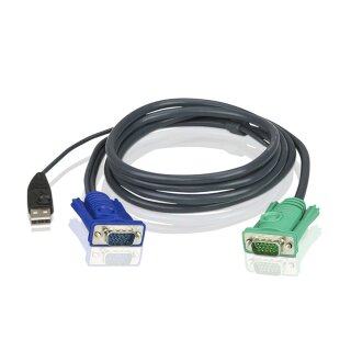 Aten KVM Kabel USB 3in1 VGA SPHD15-G HDB CL5816 CL3000 CS84U