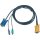 KVM-Kabel VGA male / 2x PS/2-Stecker - Aten SPHD15-Y 10.0 m