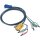 KVM-Kabel VGA male / 2x PS/2-Stecker / 2x 3.5 mm male - Aten SPHD15-Y / 2x 3.5 mm Stecker 1.8 m