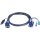 KVM-Kabel VGA female / 2x PS/2-Stecker - VGA male / USB A male 3.0 m