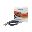 Component-Video-Kabel 3x RCA male - 3x RCA male 0.90 m Silber