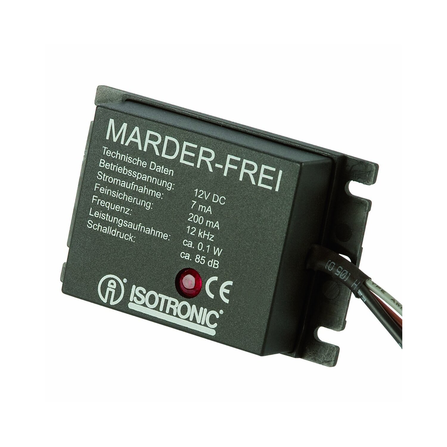 ISOTRONIC Marderschreck & Tiervertreiber Hochvolt Tierabwehrgerät Für Das Auto E - Foto 8