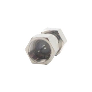 F-Stecker 7.0 mm Male Metall Silber