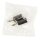 Stereo-Audio-Adapter 3.5 mm male - 2.5 mm female Schwarz
