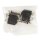 Mono-Audio-Adapter 6.35 mm male - 2x RCA female Schwarz