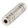 Stereo-Audio-Adapter 3.5 mm female - 3.5 mm female Silber