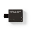 Ersatzakku für Action-Kamera  |  1050 mAh  |  Max. 70 Minuten  |  3,7 V