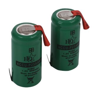 NiMH-Akku 1.2 V 600 mAh 1-Packung