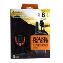 Walkie Talkie 8 km Reichweite 8-Kanal Schwarz/Orange